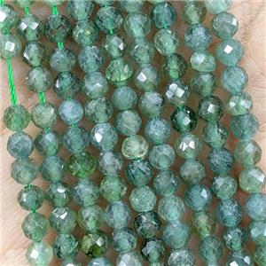 Natural Green Apatite Beads Faceted Round B-Grade, approx 3.8mm