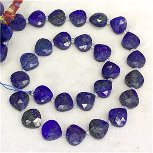 Natural Blue Lapis Lazuli Beads Faceted Teardrop, approx 12mm