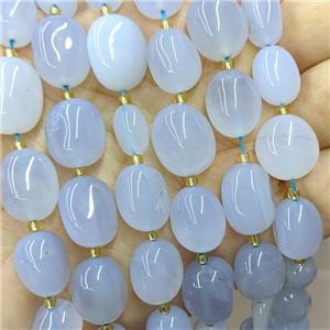 Natural Blue Chalcedony Nugget Beads Freeform, approx 10-15mm