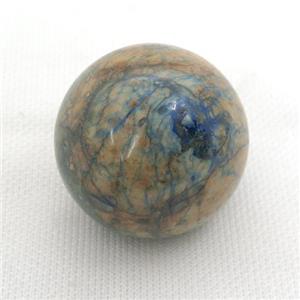 Chrysocolla Sphere Massage Ball Globe Nohole, approx 40mm dia