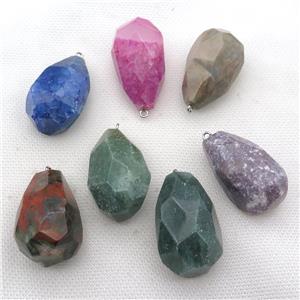 mix Gemstone pendant, freeform, approx 20-40mm