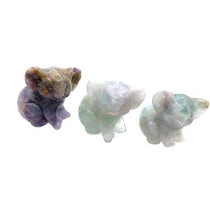 Fluorite Koala No Hole, approx 25-30mm