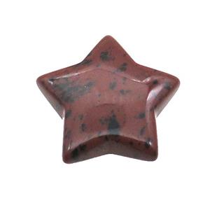 Autumn Jasper Star Pendant Undrilled, approx 30mm