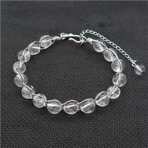 Clear Quartz Bracelets, approx 8mm