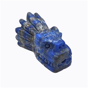 Natural Lapis Lazuli Dragonhead Beads Carved, approx 15-25mm