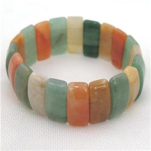 Aventurine Bracelets, mix, stretchy, approx 9-24mm