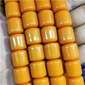 Amberyellow Resin Column Beads, approx 16-17mm