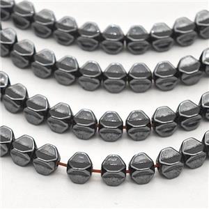 Black Hematite Carambola Beads, approx 4mm