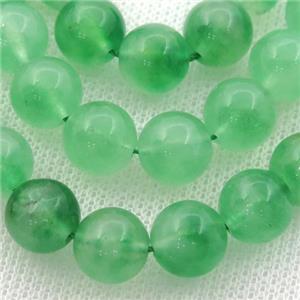 Dichromatic Spong Jade Beads, round, approx 10mm dia