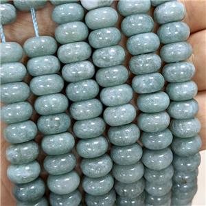 Sponge Jade Rondelle Beads Smooth Dye, approx 10mm