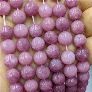 Sponge Jade Beads Dye Smooth Round, approx 10mm dia