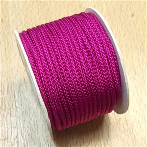 Nylon Cord Hotpink, approx 3mm, 16 meters per rolls