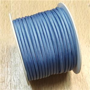 Blue Nylon Cord, approx 3mm, 16meters per rolls