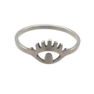 Raw Stainless Steel Rings Eye, approx 7-10mm, 18mm dia