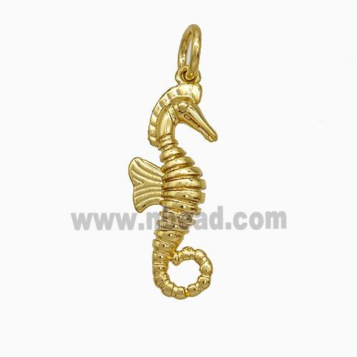 Copper Pendant Pave Zircon, Gold Plated