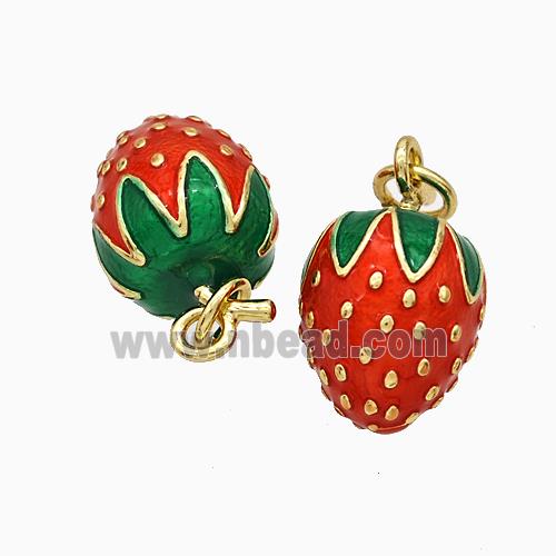 Copper Pendant Pave Zircon, Gold Plated