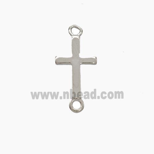 Copper Cross Connector Platinum Plated