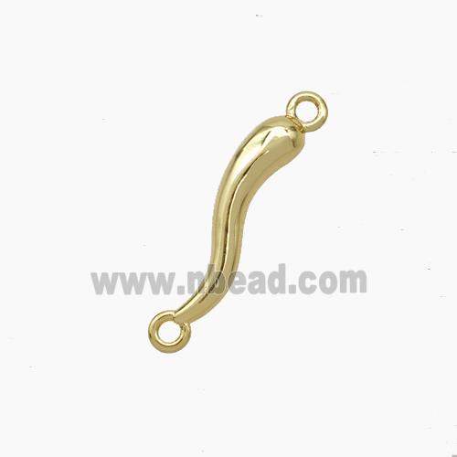 Copper Chili Connector Gold Plated