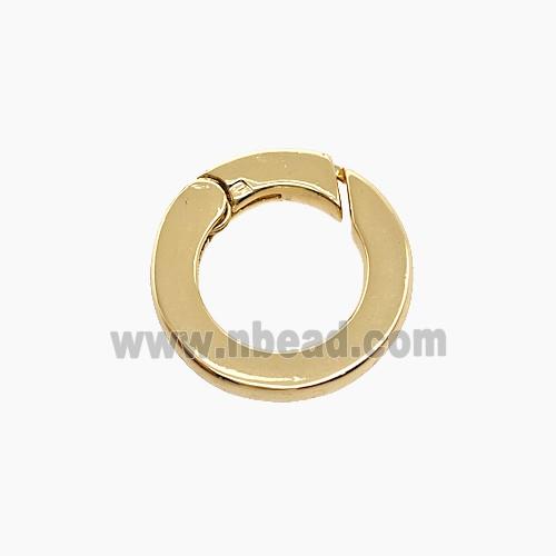 Copper Carabiner Clasp 18K Gold Plated