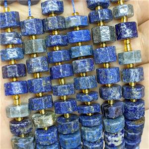Natural Blue Lapis Lazuli Heishi Spacer Beads, approx 10mm