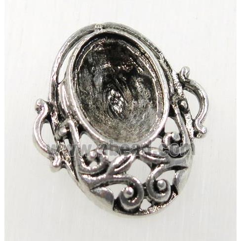 tibetan silver pendant, non-nickel