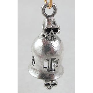 Tibetan Silver bell pendant, lead free and nickel free