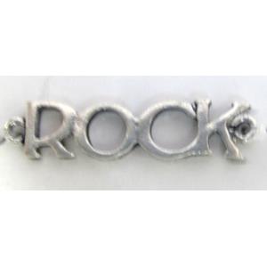 Tibetan Silver ROCK pendant, lead free and nickel free