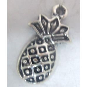 Tibetan Silver pineapple pendant, lead free and nickel free