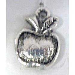 Tibetan Silver apple pendant, lead free and nickel free