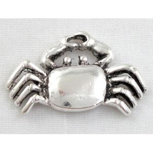 Tibetan Silver spider pendants, Lead free and nickel Free