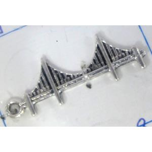 Tibetan Silver bridge Charms pendants, Non-Nickel