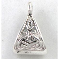 Tibetan Silver pendant, lead free and nickel free