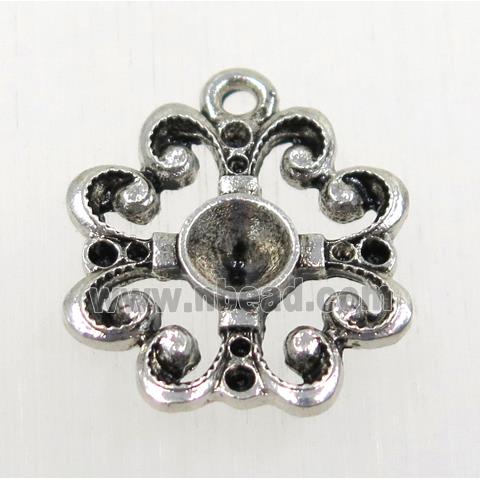 tibetan silver pendant, non-nickel