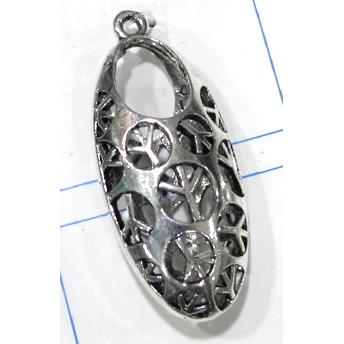 Tibetan Silver pendants, Non-Nickel