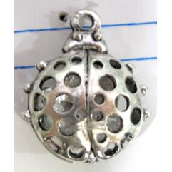 Hollow Tibetan Silver pendant, lead free and nickel free
