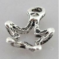 Tibetan Silver star pendant, lead free and nickel free