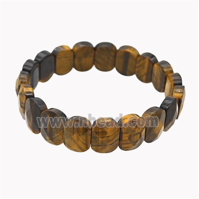 Tiger Eye Stone Bracelet Stretchy