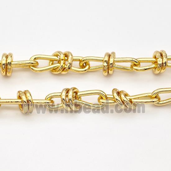 Copper Chain Infinity Gold Plated