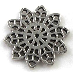 Tibetan Silver Charms, Non-Nickel, Zn alloy