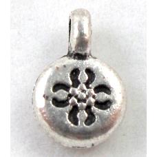 Tibetan Silver pendants, Zn Alloy