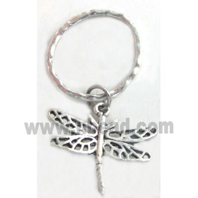 Tibetan Silver dragonfly pendants, Lead and nickel Free
