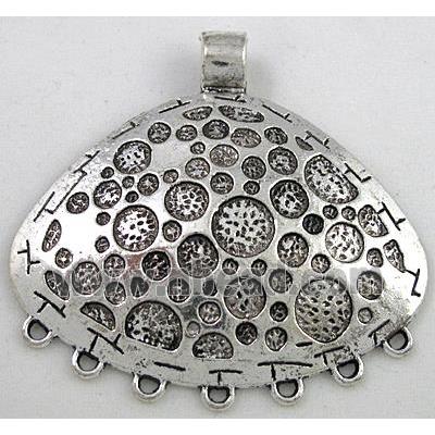 tibetan silver pendant, non-nickel