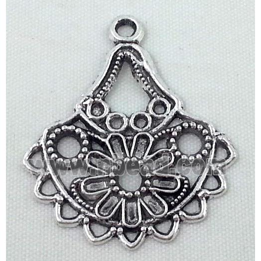 tibetan silver pendant, non-nickel