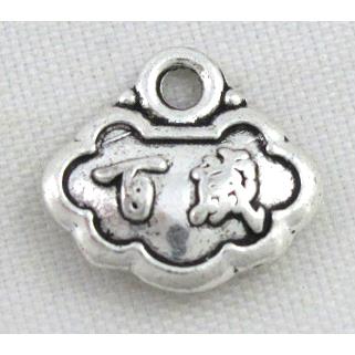 tibetan silver charms bead non-nickel