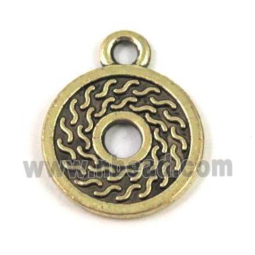 Tibetan silver pendant, non-nickel