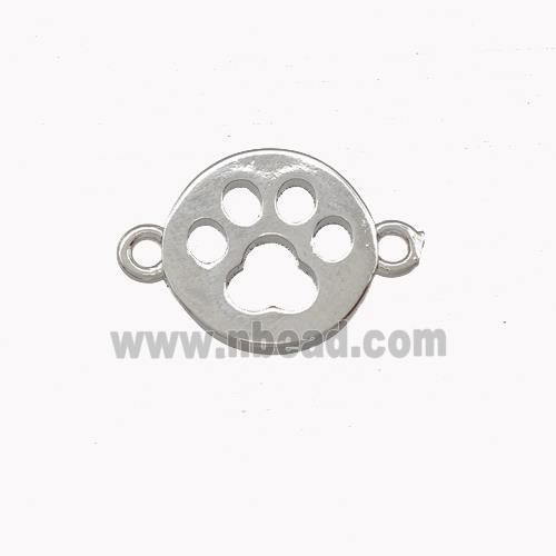Copper Paw Connector Platinum Plated