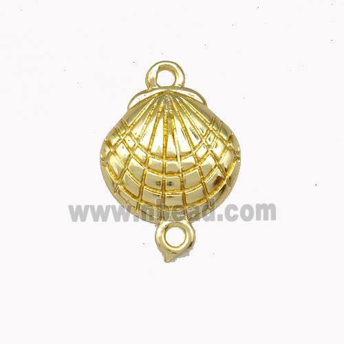 Copper Shell Connector Gold Plated