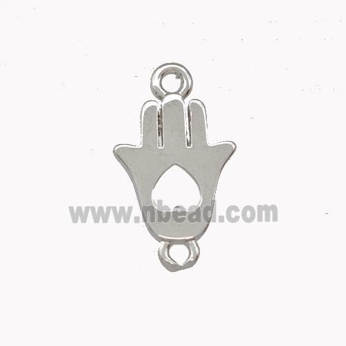 Copper Hand Connector Platinum Plated