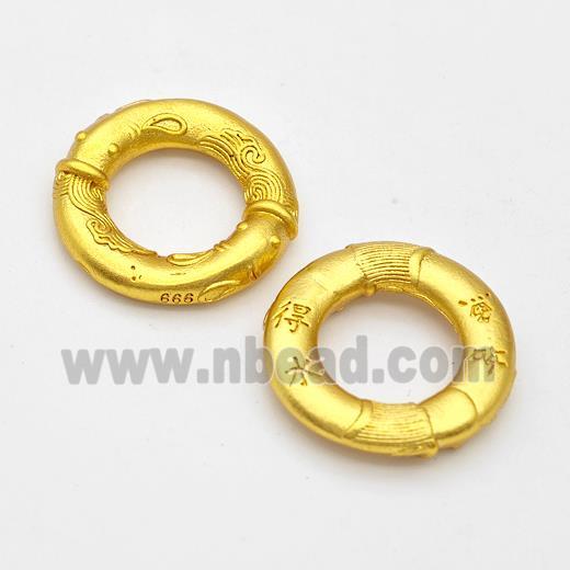 Copper Circle Connector Gold Plated