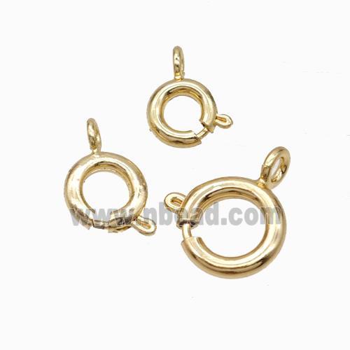 Copper Clasp Lt.gold Plated